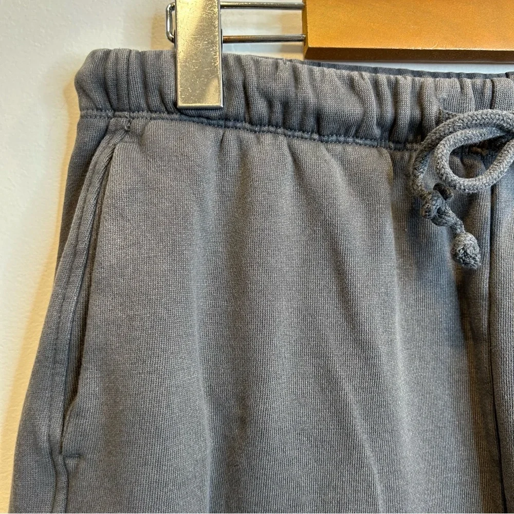 Zara PLUSH STRAIGHT LEG SWEATPANTS anthracite grey 4174/843 - Picture 6 of 10